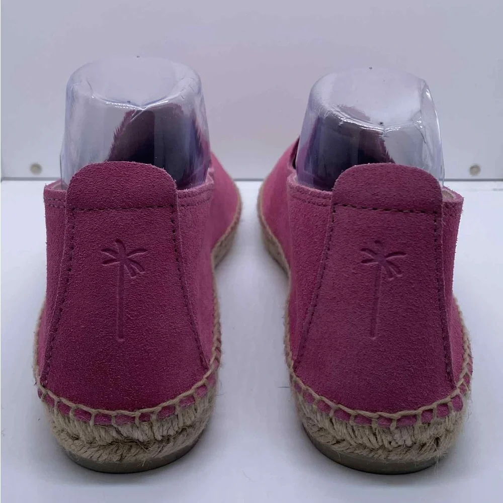 MANEBI Hamptons Suede Espadrilles Pink Jute Sole Women’s‎ Shoes Size 42 (US 12)